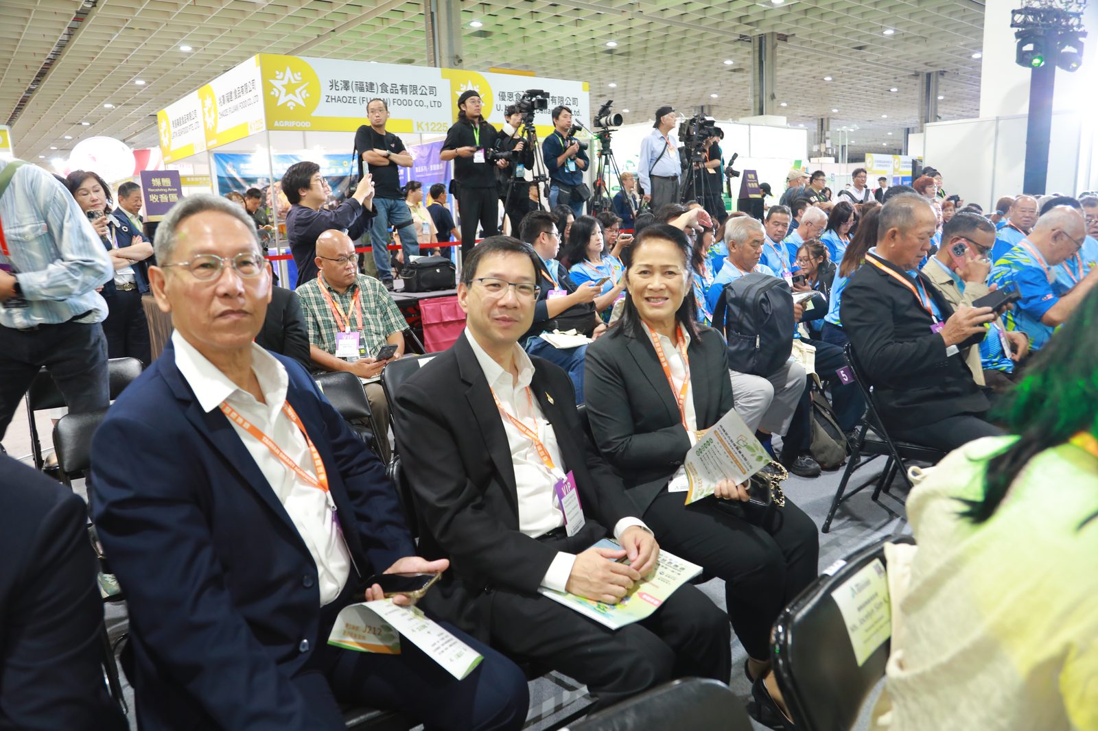 บรรยากาศพิธีเปิดงาน The Taiwan Smart AgriWeek Exhibition 2026 ณ TaiNEX 1 กรุงไทเป